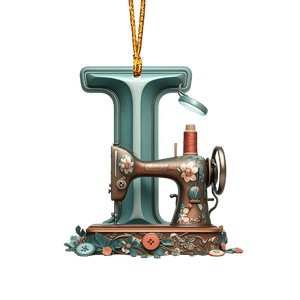 Beautiful Sewing Letter Shaped Ornament