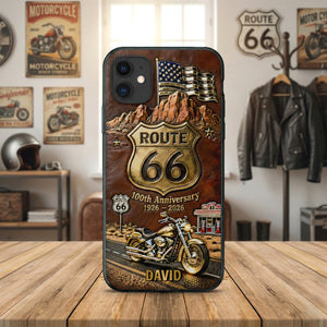 100th Anniversary Motorcycle Phone Case Personalized Gifts For Bikers
