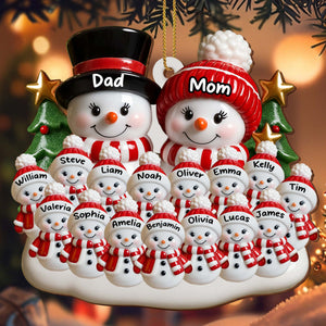 Create A Heartwarming Family Christmas, Personalized Wood Ornament, Gift For Family