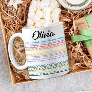 Patchwork Of Passion Friend Personalized Custom Hidden Message Mug - Gift For Best Friends, Sisters, Family