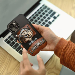 Cool Lineman - Personalized Lineman Phone Case