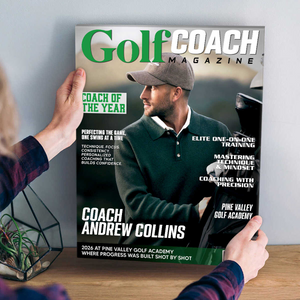 Personalized Golf Coach Magazine Cover Canvas Golf Lover Gift