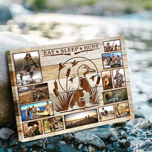 Personalized Waterfowl & Duck Hunter Photo Collage Poster,Gift for Duck Hunters