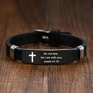 Personalized Cross Bible Bracelet Gift For Men, Friends, Family Members