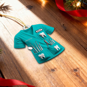 Custom Name Dentist Ornament - Personalized Christmas Ornament, Home Decor
