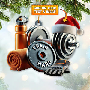 Custom Name Gym Personalized Acrylic Ornament Gymnastics Christmas Gift