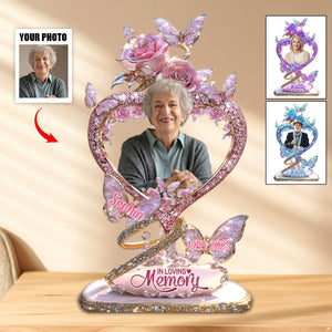In Loving Memory - Personalized Memorial Acrylic Plaque for Loved Ones