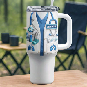 DR – Custom 40oz Tumbler | Personalized Gift For Doctor