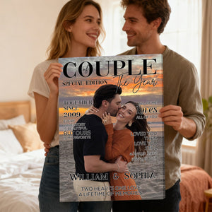 Love Finds Us Every Day-Personalized Poster Gifts For Husband And Wife