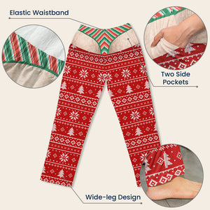 Personalized Funny Men's Lounge Pants β Custom Christmas Pajama Gift For Men