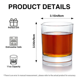 "Power Fist" Personalized Drinking Glass – A Bold and Unique Gift For Dad
