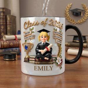 Graduation Gift For Class Of 2026 – Personalized Accent Mug