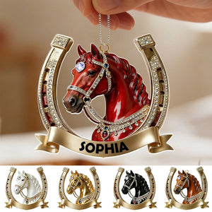Personalized Horse Acrylic Ornament Gift For Horse Lover