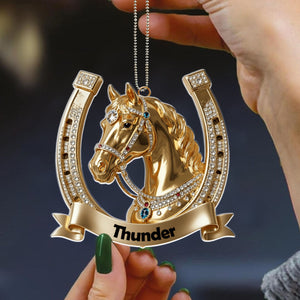 Personalized Horse Acrylic Ornament Gift For Horse Lover