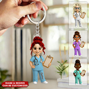 To My Favorite Nurse - Personalized Acrylic Keychain Gift For Nurses