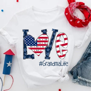 Personalized Love Grandmalife Pure Cotton T-Shirt