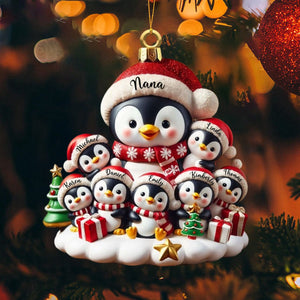 Celebrate Family Love - Personalized Custom Acrylic Ornament - Gift For Family And Collectors