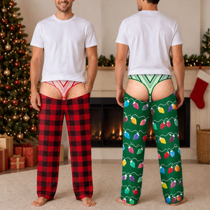 Personalized Funny Men's Lounge Pants β Custom Christmas Pajama Gift For Men