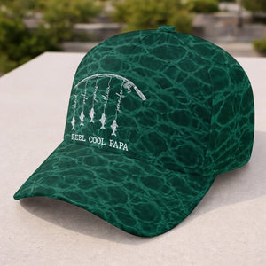 Personalized Fishing Cap β "Keep Calm and Fish On" β Father's Day Gift For Dad & Grandpa