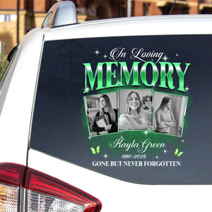 Custom Photo In Loving Memory Sympathy Gift Loss Of Loved One - Personalized Photo Memorial Decal