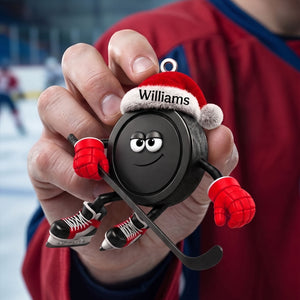 "Hockey Life" – Personalized Christmas Ornament | Custom Ice Hockey Keepsake For Players & Fans