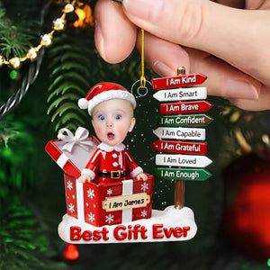 The Gift Of Self Love - Personalized Acrylic Ornament - Gift for Kids