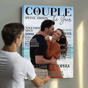Love Finds Us Every Day-Personalized Poster Gifts For Husband And Wife