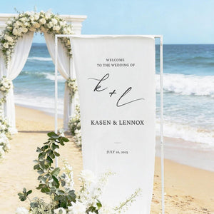 Personalized Wedding Welcome Sign, Custom Wedding Signs,Wedding banner