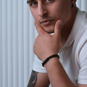 Custom In Loving Memory Bracelet "I Will Carry You With Me" Personalized Engraved Memorial Bracelet