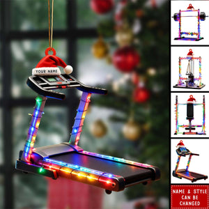 Personalized Custom Name Gym Ornament, Gymnastics Christmas Gift