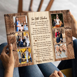 Meaningful Poem Gift For Mom, Custom Photo Canvas