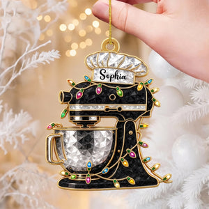 Personalized Cream Mixer Baking Ornament β Custom Kitchen Christmas Keepsake