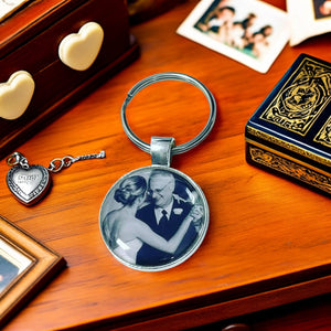 Personalized Photo Keychain For Loved Ones, Family Keepsakes