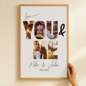 You & Me We Got This - Personalized Custom Photo Canvas/Poster Gift For Couples, Anniversary