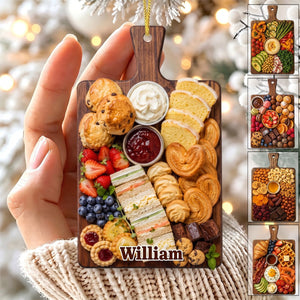 Assorted Charcuterie Board Ornament β Personalized Christmas Tree Hanging Decoration Gift For Foodie