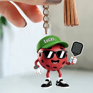 Pickleball Fan Keychain โ Personalized 2026 Gift For Players & Lovers