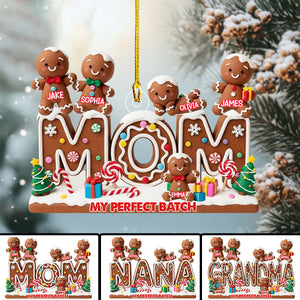 My Perfect Batch Christmas Gift For Mom, Grandma - Personalized Acrylic Ornament