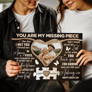 Personalized Canvas Prints Custom Photo, Sentimental Gift For Couples