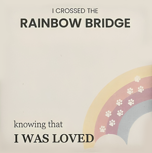 Personalized The Rainbow Bridge Life - Like Photo Keychain