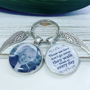 Personalized Keychain Lost Loved Ones Family Loss Memorial Remembrance