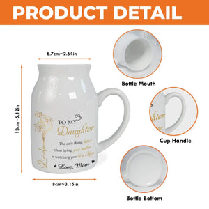 Personalized Custom Home Decor Flower Vase - House Warming Gift For Daughter, Granddaughter