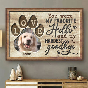 Forever in My Heart - Personalized Custom Photo Canvas/Poster Gift For Pet Lovers