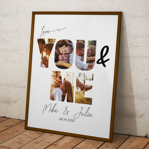 You & Me We Got This - Personalized Custom Photo Canvas/Poster Gift For Couples, Anniversary