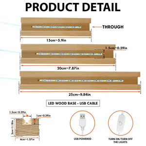 Starry Night Custom Birth Moon Phase The Days You Became Our Dad Personalized Acrylic Block LED Night Light