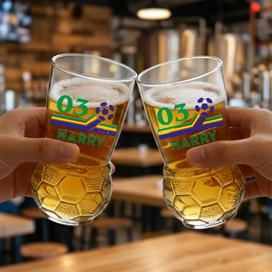 Football Glory - Personalized Custom Football Beer Glass