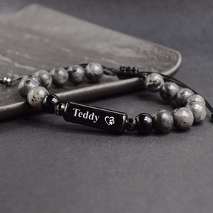 Cremation Jewelry Urn Bracelet Rainbow Bridge Dog Pet Personalized Memorial Bracelet Pet Loss Gifts Pets Ashes Jewelry Cat Dog Hair Keepsake