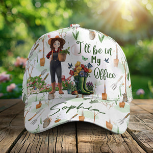 Gardening Is My Therapy - Personalized Cartoon Style Classic Cap