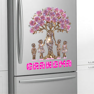 The Love Between Mother/Grandma And Her Kids - Personalized Decal