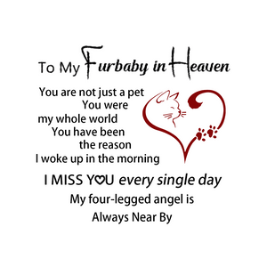 "Angel's Companion"-Paw Wing Ring My Four Legged Angel Is Always Near By