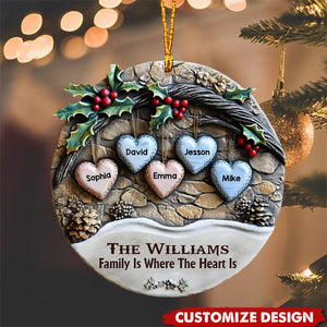 Merry Christmas - Personalized Family Love Christmas Acrylic Ornament